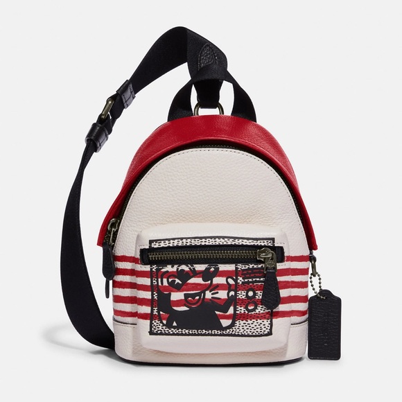 Coach Handbags - Coach Disney Mickey Mouse X Keith Haring Small West Backpack Crossbody